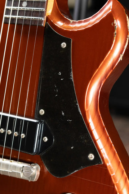 Novo Custom Shop Solus M1 Electric Guitar - Copper over '64 3-Tone Burst with Gig Bag