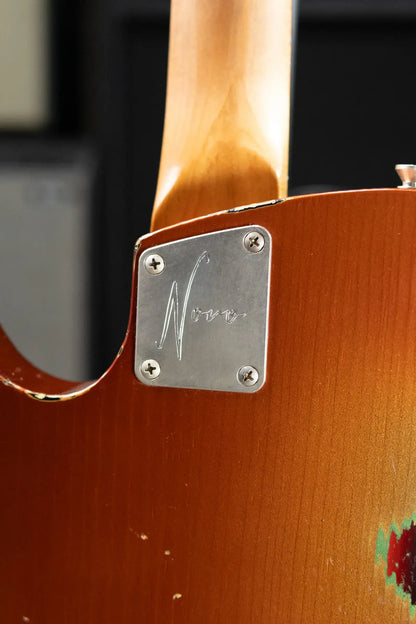 Novo Custom Shop Solus M1 Electric Guitar - Copper over '64 3-Tone Burst with Gig Bag