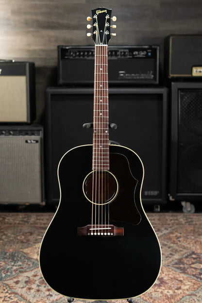 Gibson '50s J-45 Original Acoustic/Electric Guitar - Ebony with Hardshell Case
