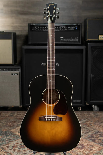 Gibson J-45 Special Acoustic/Electric Guitar - Satin Vintage Sunburst with Gig Bag