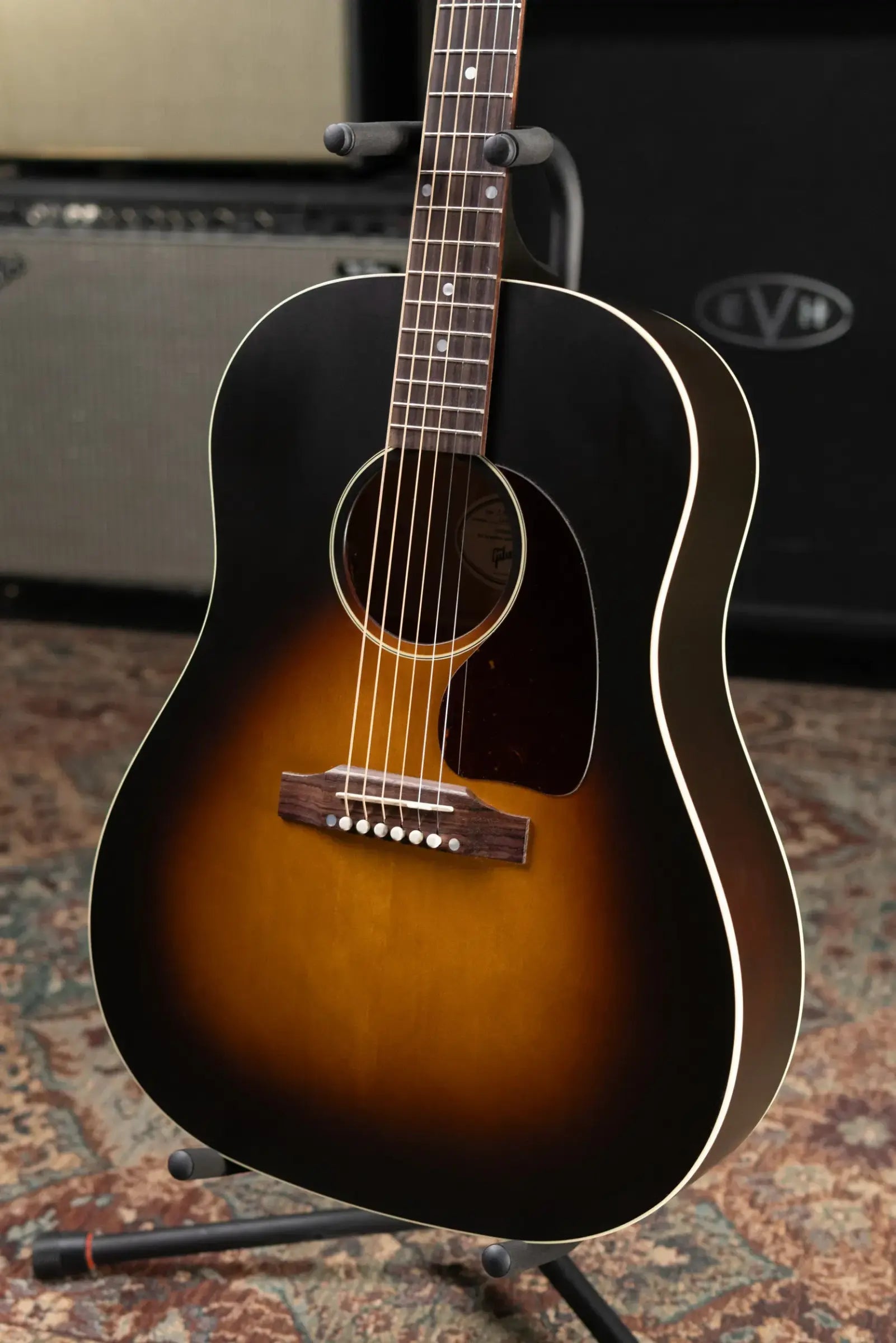 Gibson J-45 Special Acoustic/Electric Guitar - Satin Vintage Sunburst with Gig Bag