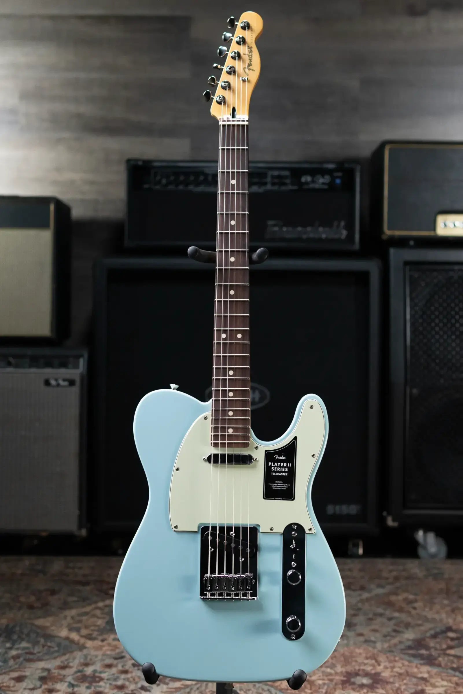 Fender 75th Anniversary Player II Telecaster Electric Guitar - Daphne Blue
