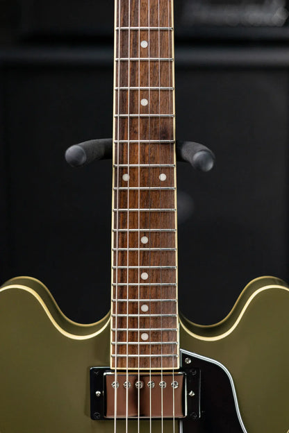 Epiphone ES-335 IG Semi-hollow Electric Guitar - Olive Drab Green with Hardshell Case - Used