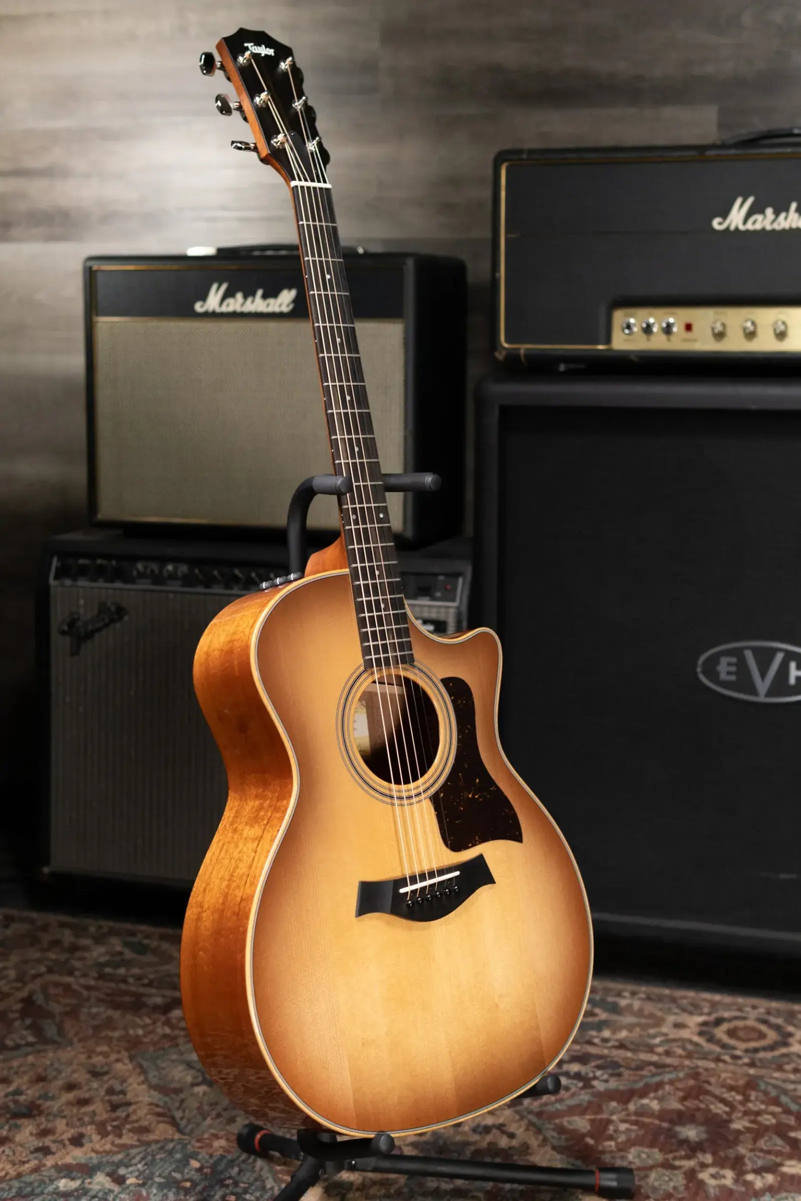 Taylor 314ce Studio Grand Auditorium Acoustic/Electric Guitar - Shaded Edge Burst with Gig Bag