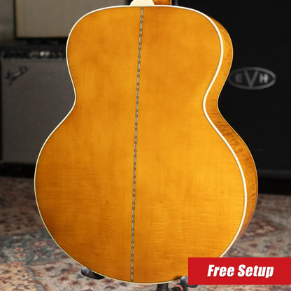 Epiphone 1957 SJ-200 Reissue Acoustic/Electric Guitar - Antique Natural with Hardshell Case