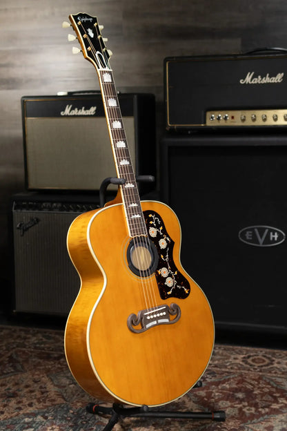 Epiphone 1957 SJ-200 Reissue Acoustic/Electric Guitar - Antique Natural with Hardshell Case
