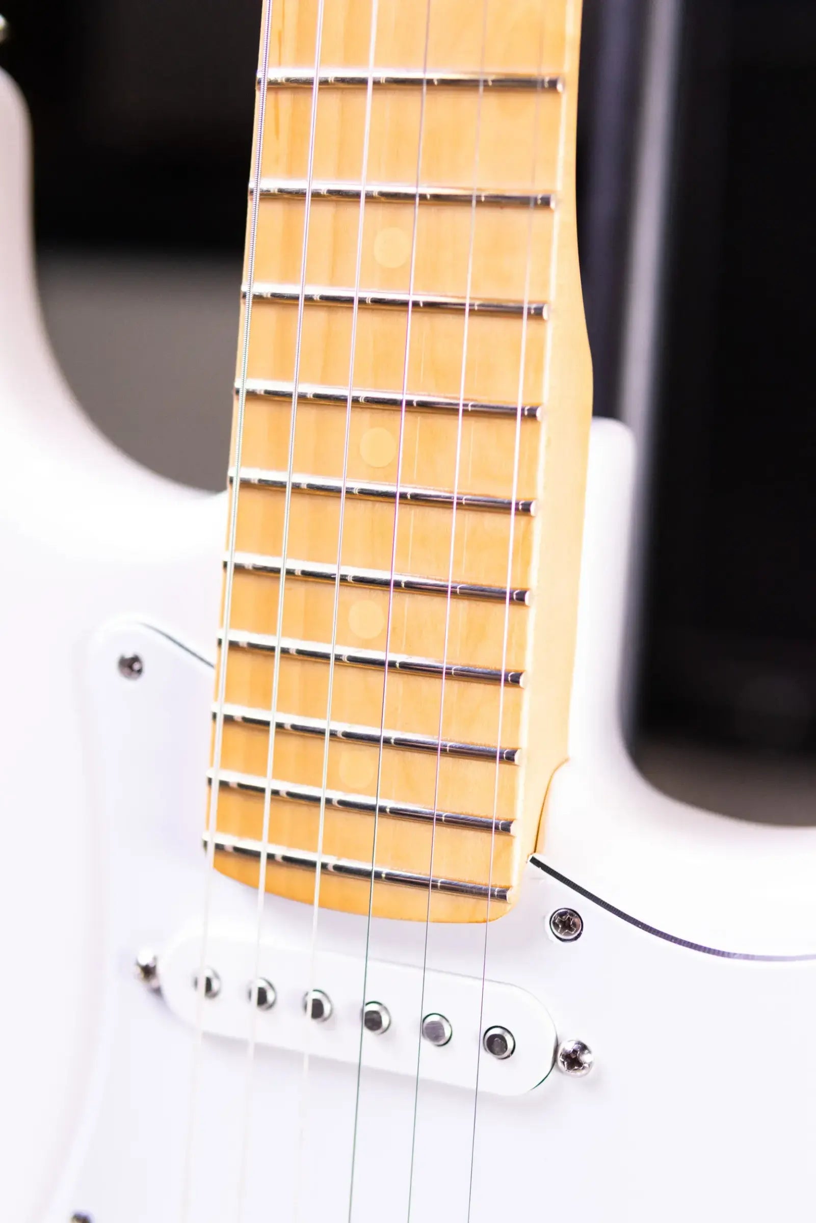 Fender Dealer Exclusive Player II Stratocaster Electric Guitar - Polar White with Matching Headstock