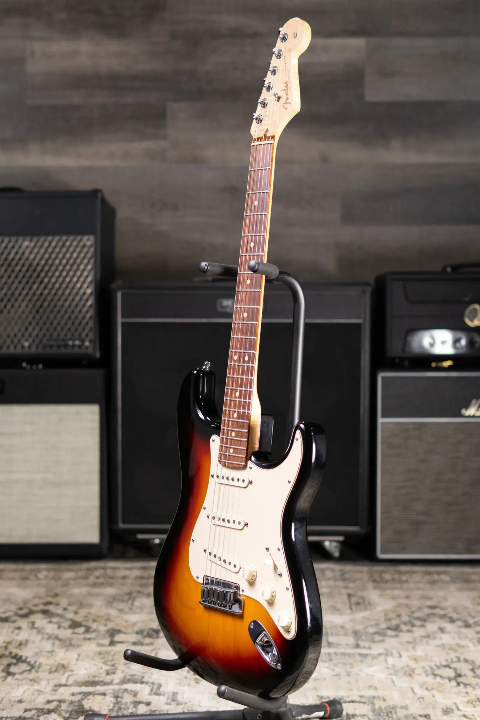 Fender Custom Shop Custom Classic Stratocaster Electric Guitar - 3-Tone Burst with Hardshell Case - Used
