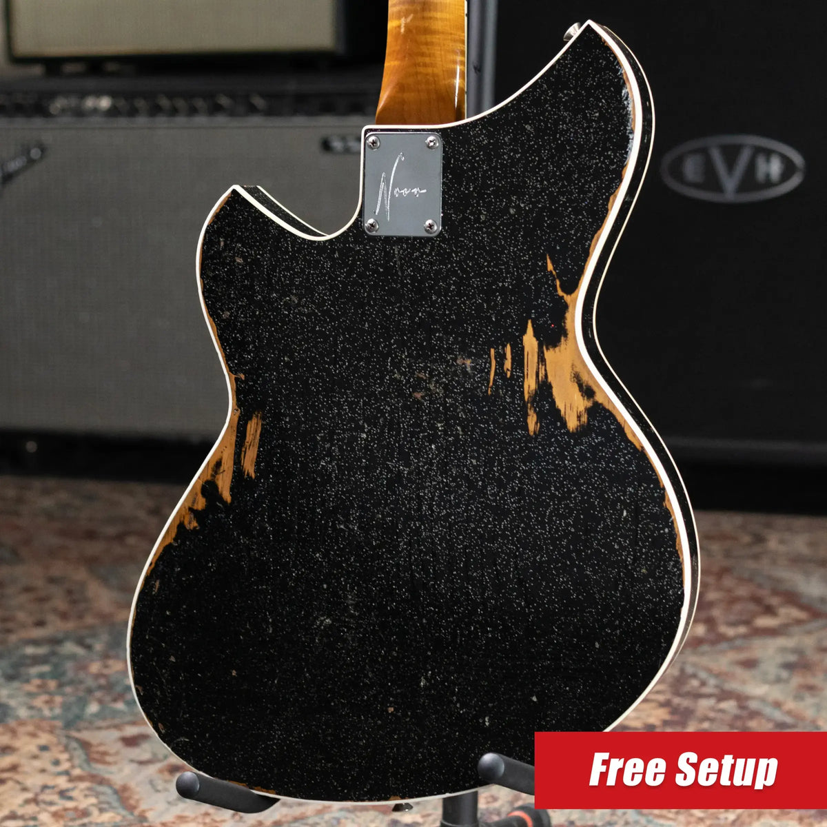 Novo Miris H2 Semi-hollow Electric Guitar - Starry Night with Hardshell Case - Used