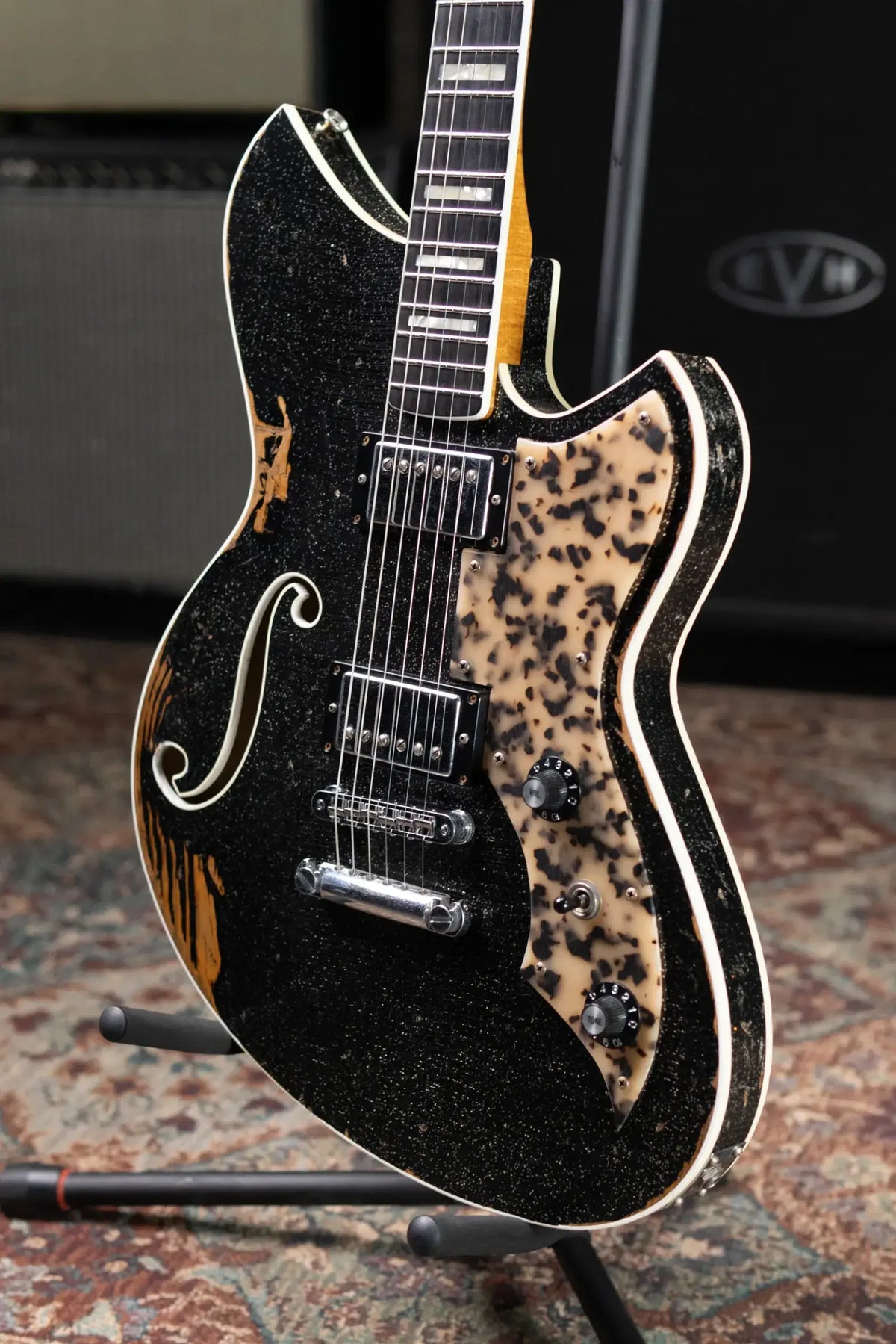 Novo Miris H2 Semi-hollow Electric Guitar - Starry Night with Hardshell Case - Used