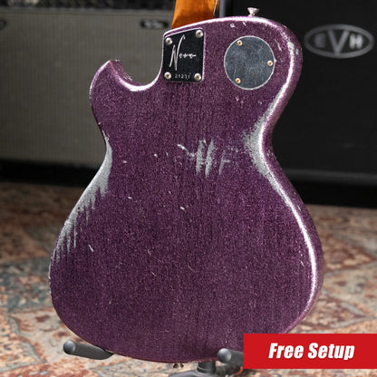 Novo Solus H2 Electric Guitar - Grape Jelly Sparkle with Hardshell Case - Used