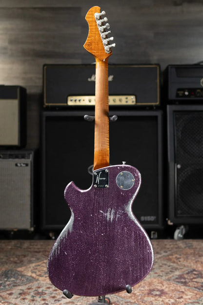 Novo Solus H2 Electric Guitar - Grape Jelly Sparkle with Hardshell Case - Used