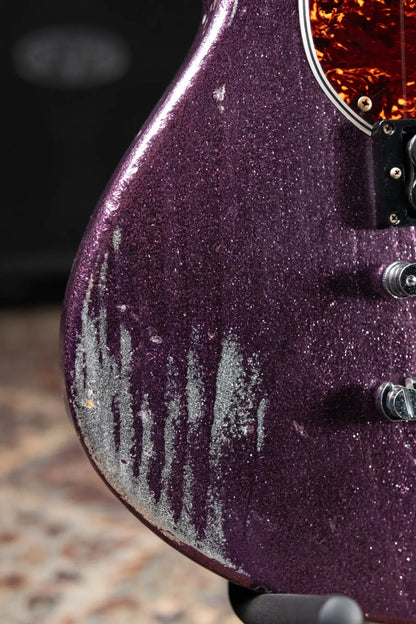 Novo Solus H2 Electric Guitar - Grape Jelly Sparkle with Hardshell Case - Used