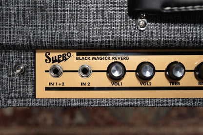Supro 1696RT Black Magick Reverb Guitar Amplifier - Black Rhino - Used