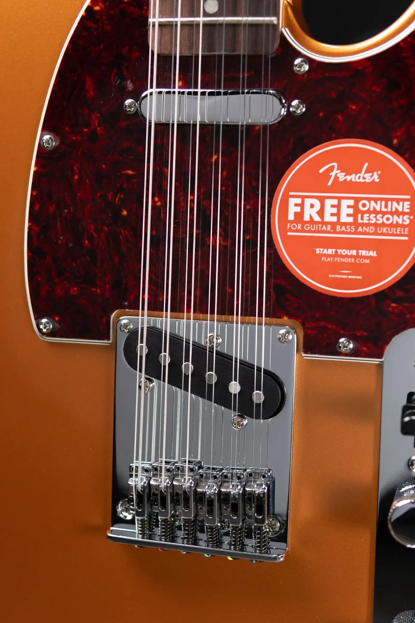 Squier Paranormal Troy Van Leeuwen Telecaster XII 12-String Electric Guitar - Copper