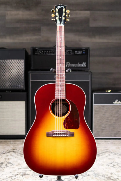Gibson J-45 Standard HiFi DNA Rosewood Acoustic/Electric Guitar - Rosewood Burst with Hardshell Case