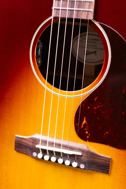 Gibson J-45 Standard HiFi DNA Rosewood Acoustic/Electric Guitar - Rosewood Burst with Hardshell Case