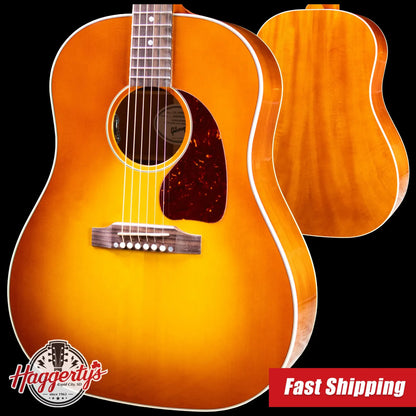 Gibson J-45 Standard HiFi DNA Acoustic/Electric Guitar - Heritage Cherry Sunburst with Hardshell Case