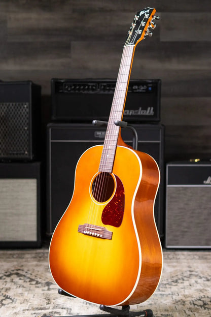 Gibson J-45 Standard HiFi DNA Acoustic/Electric Guitar - Heritage Cherry Sunburst with Hardshell Case