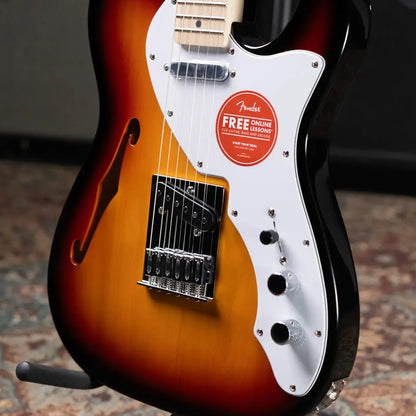 Squier Affinity Series Telecaster Thinline Electric Guitar - 3-Color Sunburst