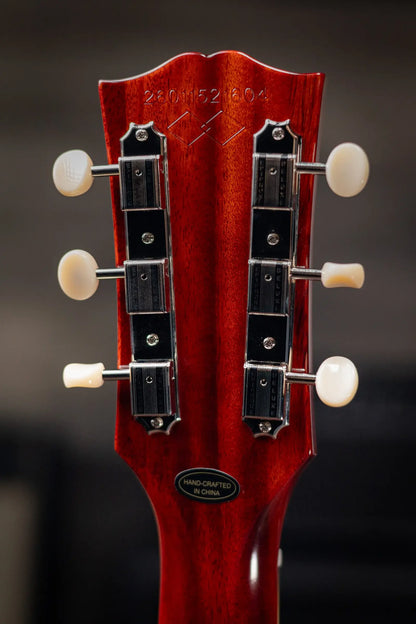 Epiphone Inspired By Gibson 1960 Les Paul Special Double Cut Reissue - Cherry Red with Hardshell Case