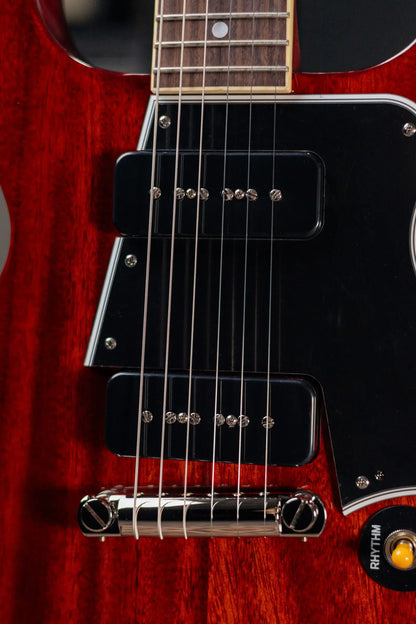 Epiphone Inspired By Gibson 1960 Les Paul Special Double Cut Reissue - Cherry Red with Hardshell Case