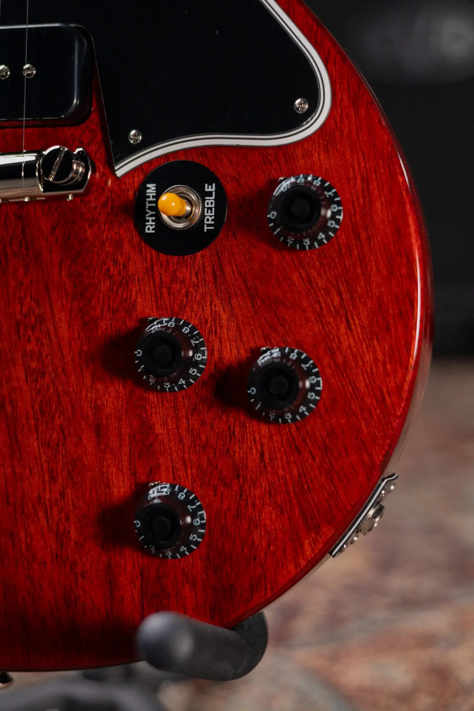 Epiphone Inspired By Gibson 1960 Les Paul Special Double Cut Reissue - Cherry Red with Hardshell Case