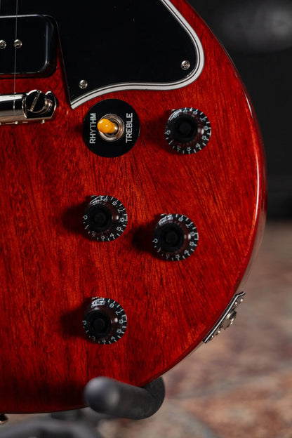 Epiphone Inspired By Gibson 1960 Les Paul Special Double Cut Reissue - Cherry Red with Hardshell Case