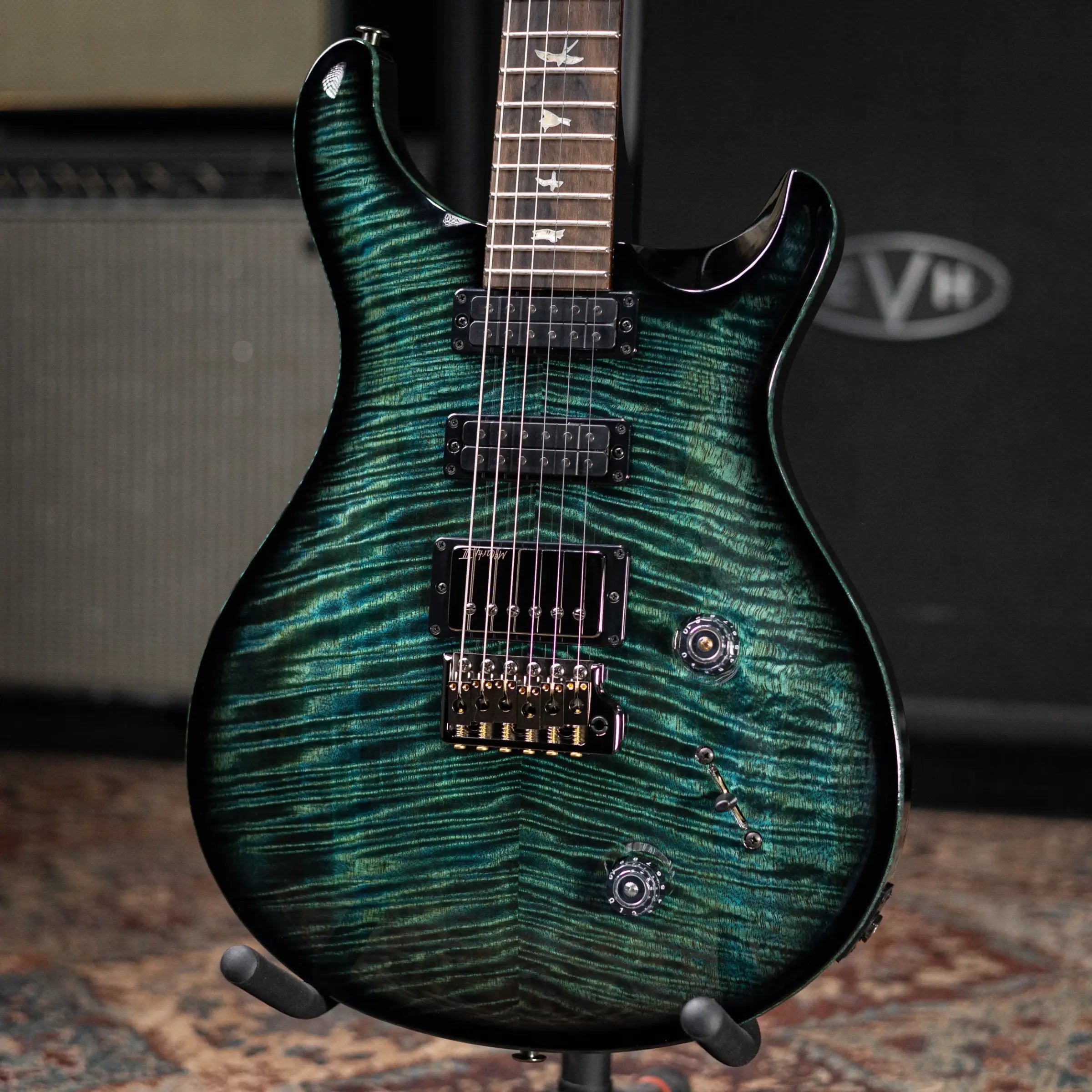 PRS Studio 22 Limited Edition Mango Top Electric Guitar - Cobalt Smokeburst with Hardshell Case