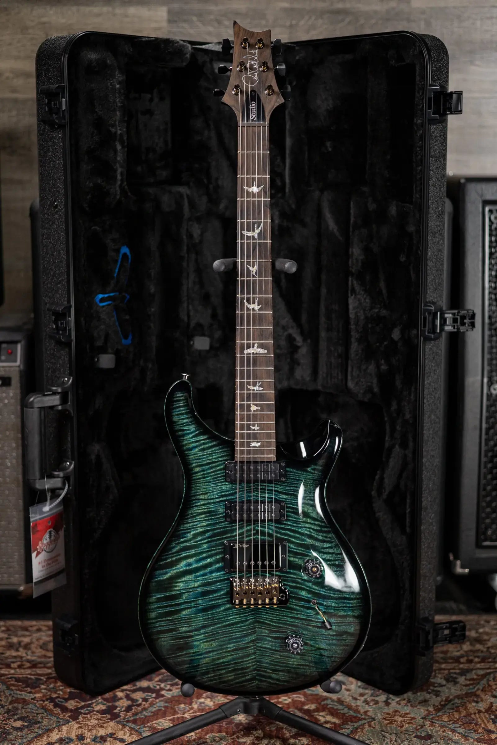 PRS Studio 22 Limited Edition Mango Top Electric Guitar - Cobalt Smokeburst with Hardshell Case