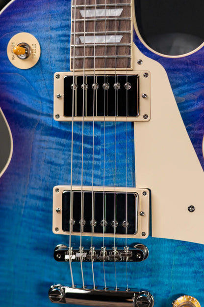 Gibson Les Paul Standard 50s Figured Top Electric Guitar - Blueberry Burst with Hardshell Case