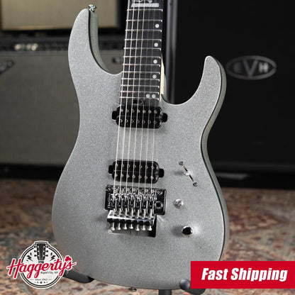 Legator Y07 7-String Electric Guitar - Silver with Gig Bag - Used