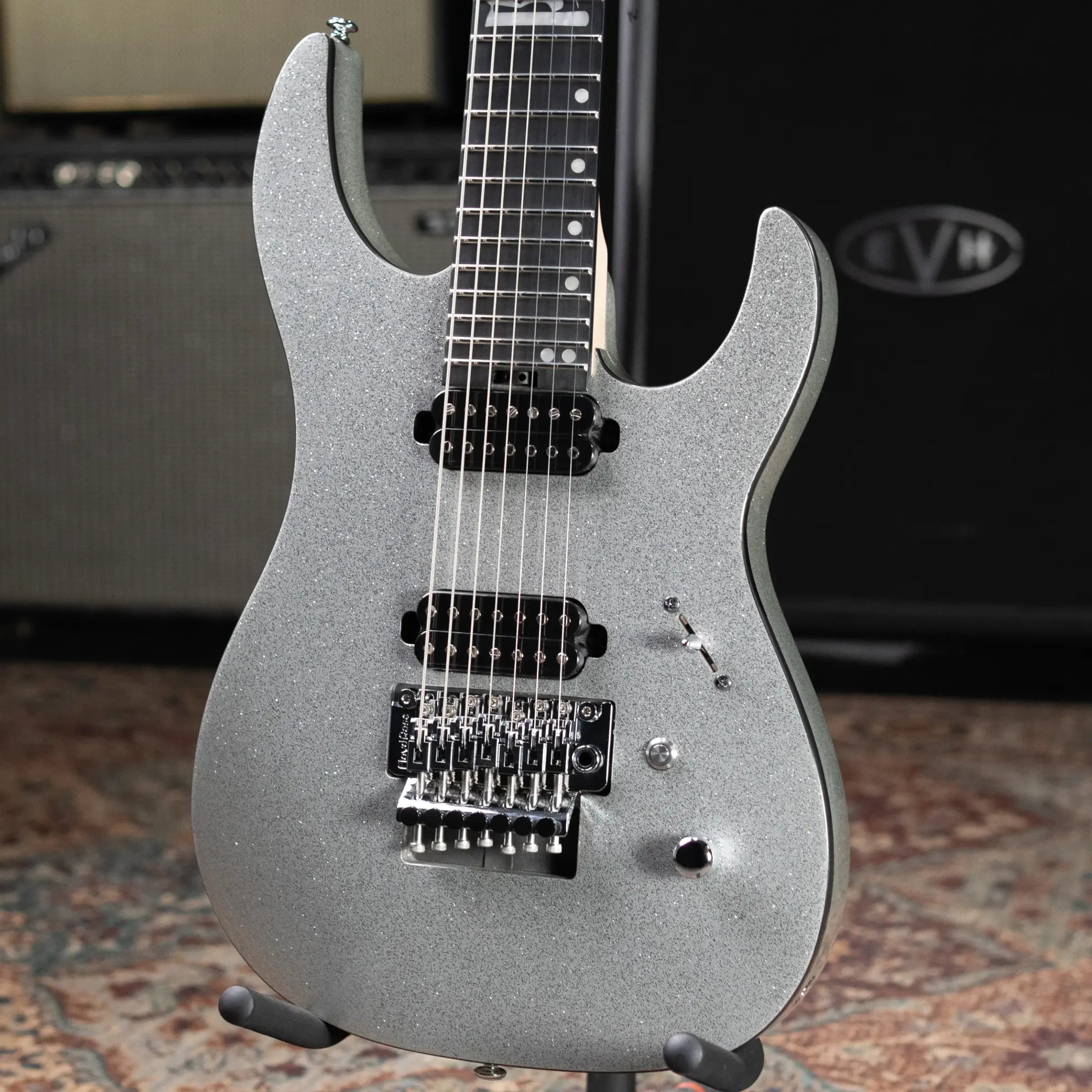Legator Y07 7-String Electric Guitar - Silver with Gig Bag - Used