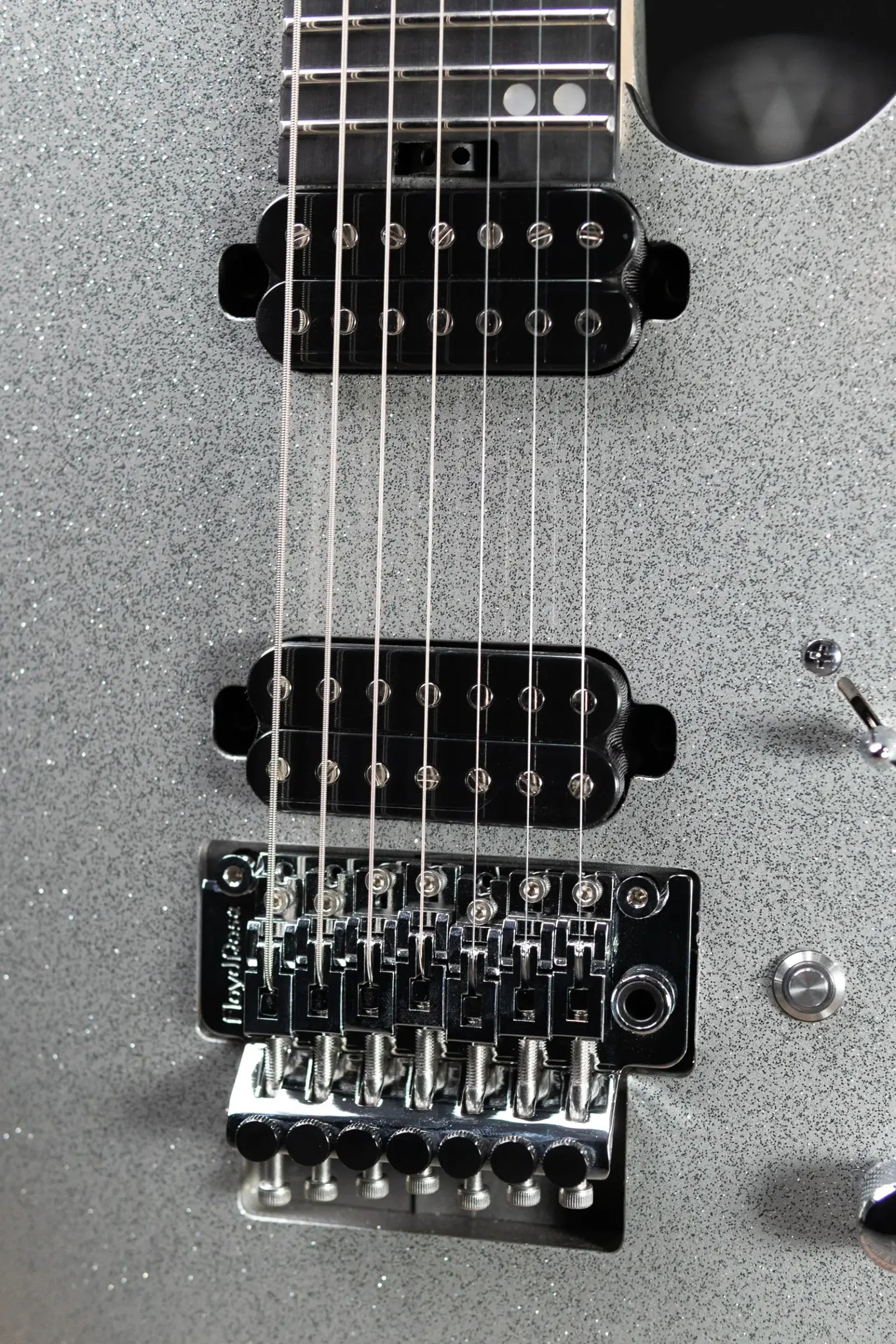 Legator Y07 7-String Electric Guitar - Silver with Gig Bag - Used