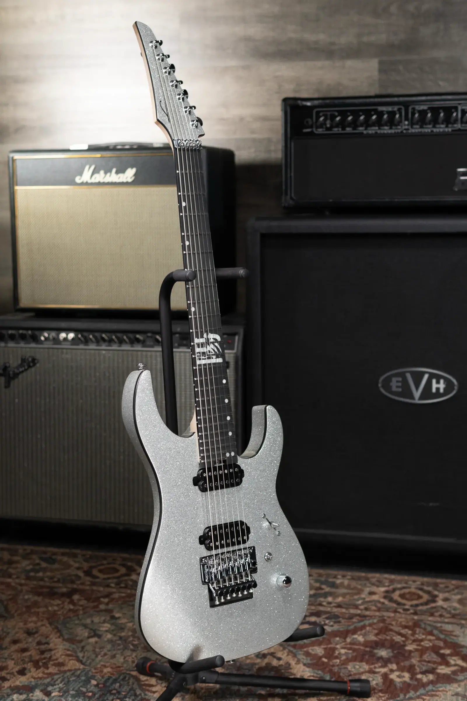 Legator Y07 7-String Electric Guitar - Silver with Gig Bag - Used