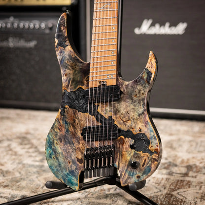 Legator GX7F Ghost 7-String Multi-Scale Electric Guitar - Coral with Gig Bag