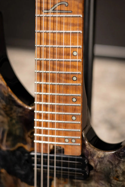 Legator GX7F Ghost 7-String Multi-Scale Electric Guitar - Coral with Gig Bag
