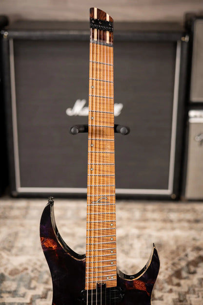 Legator GX7F Ghost 7-String Multi-Scale Electric Guitar - Magma with Gig Bag