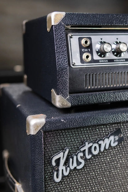 Kustom Lead III-L 130w Guitar Amplifier Head and Kustom 4-12L 4x12” Cabinet - Used