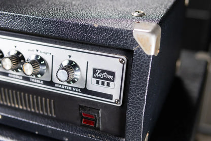 Kustom Lead III-L 130w Guitar Amplifier Head and Kustom 4-12L 4x12” Cabinet - Used