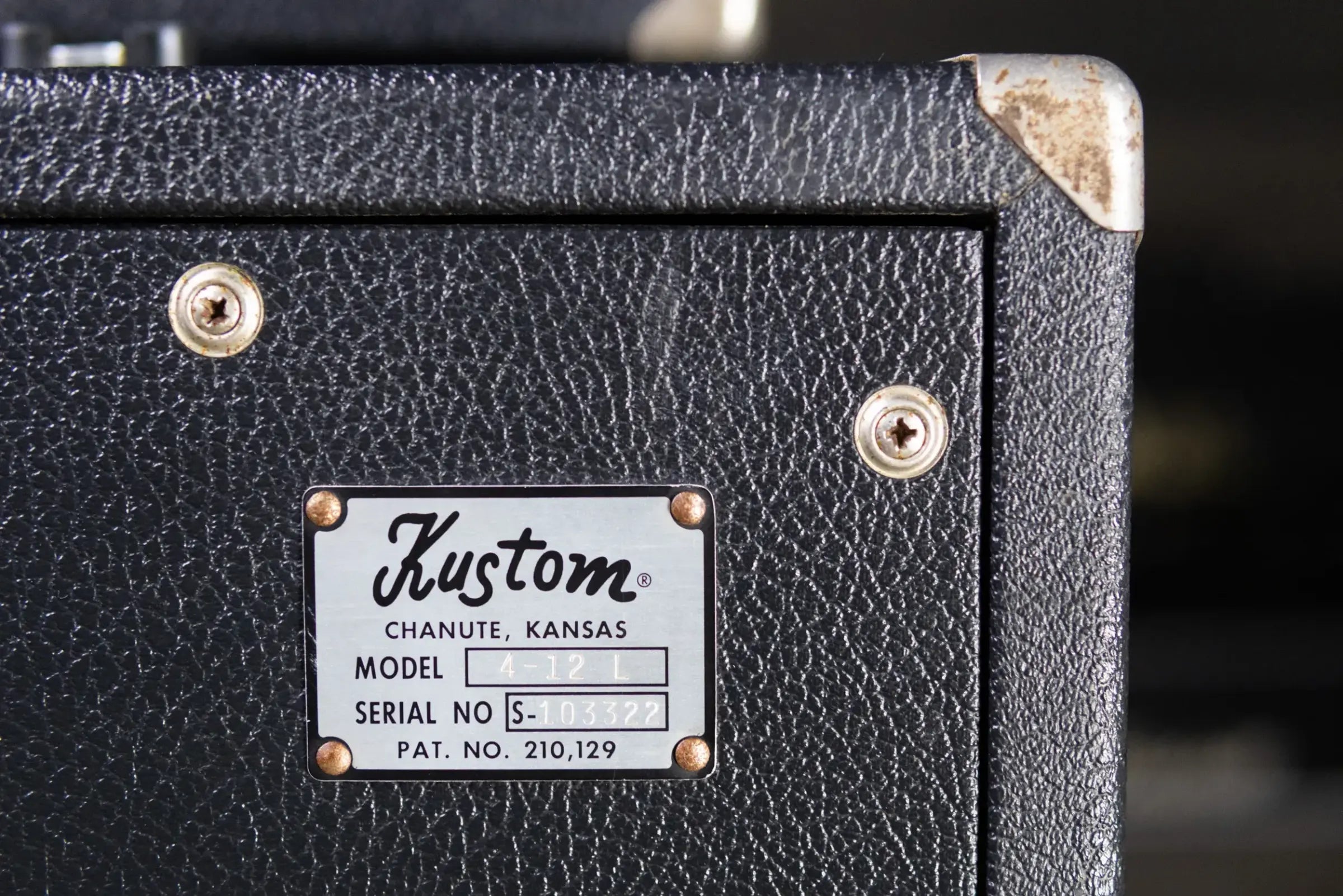 Kustom Lead III-L 130w Guitar Amplifier Head and Kustom 4-12L 4x12” Cabinet - Used