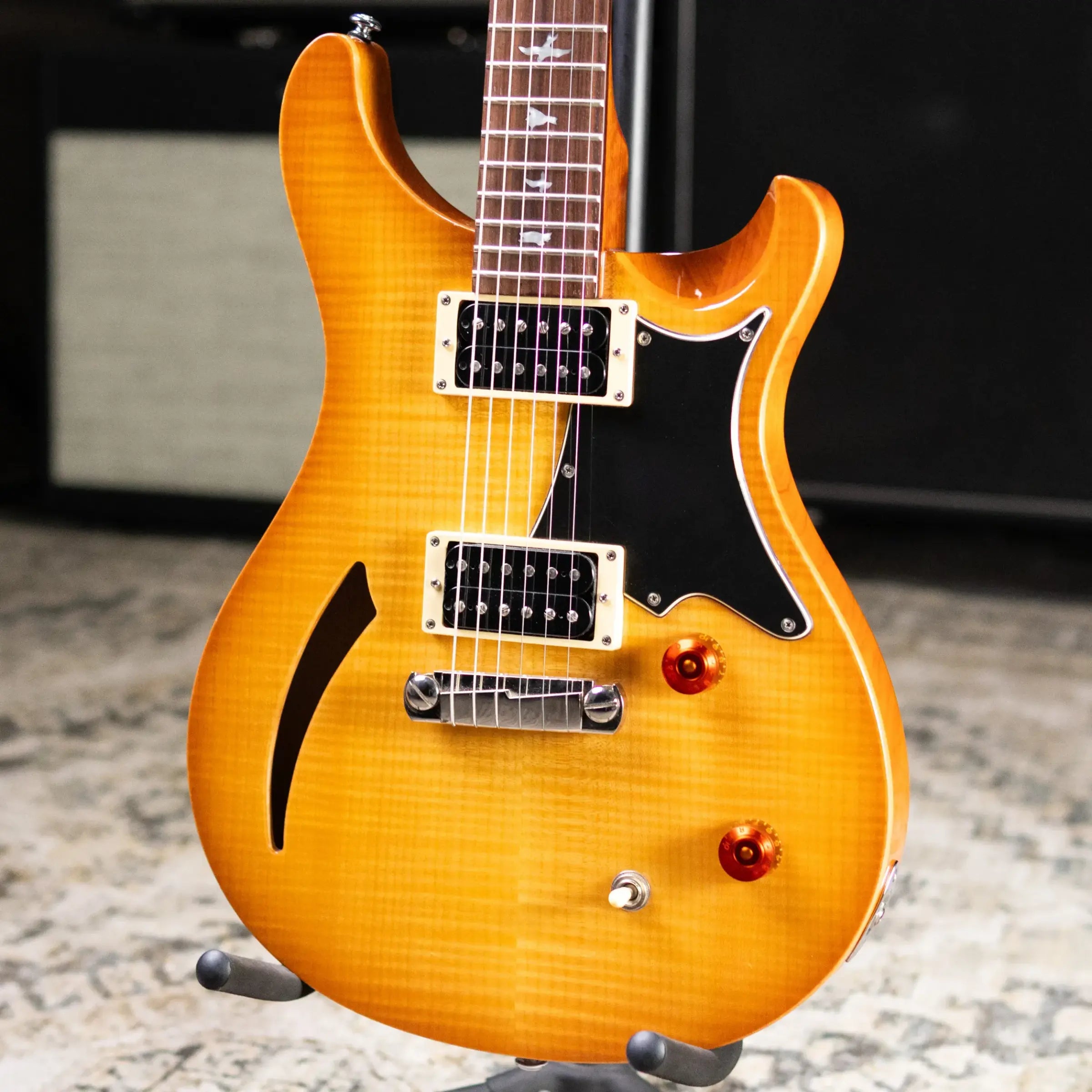 PRS SE Custom 22 Semi-hollow Electric Guitar - Sunburst - Used