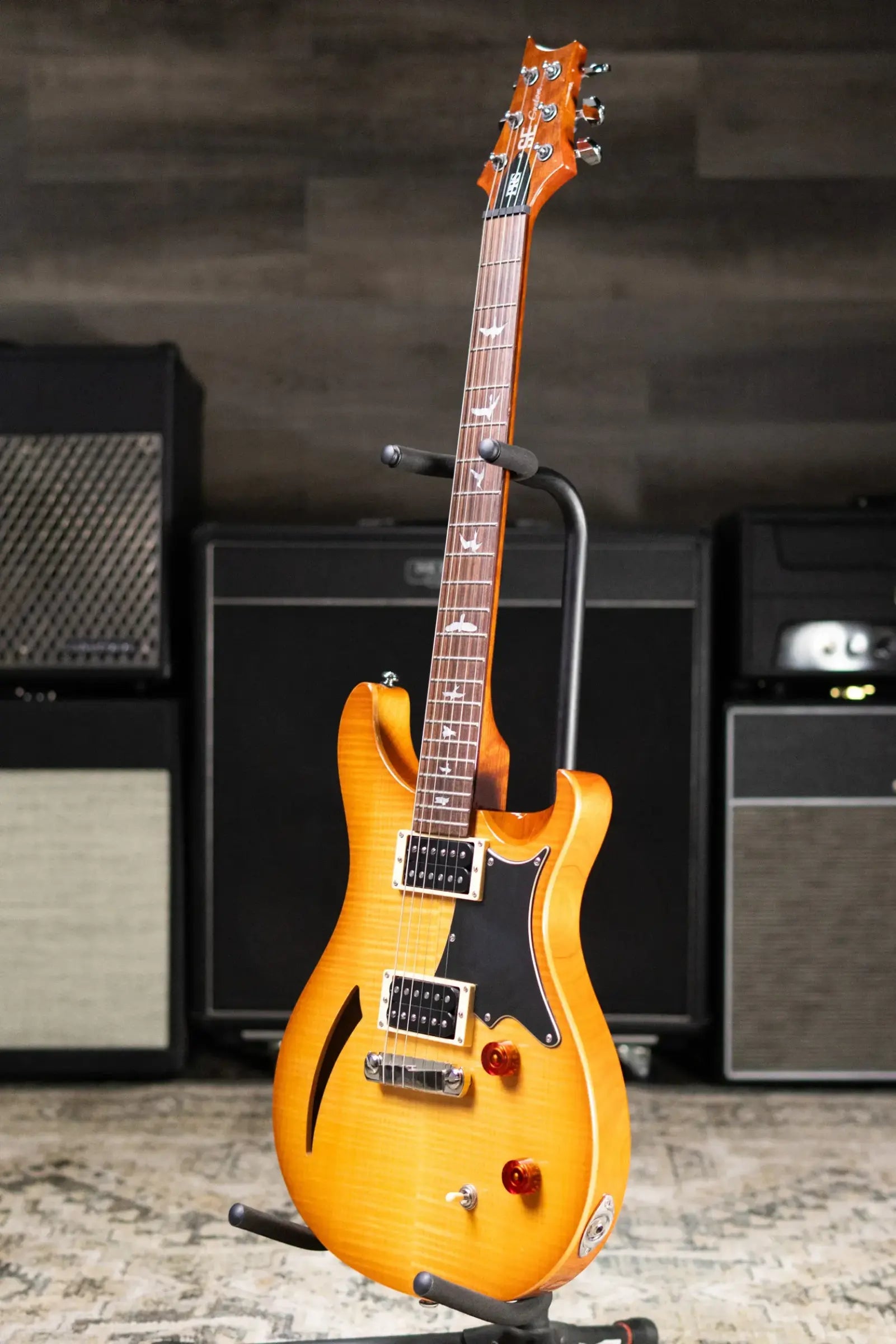 PRS SE Custom 22 Semi-hollow Electric Guitar - Sunburst - Used