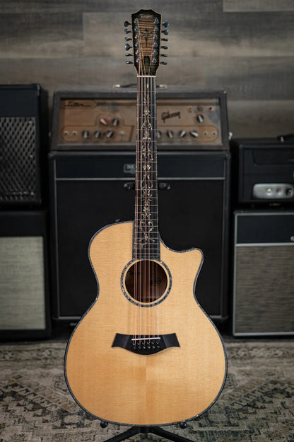 Taylor Custom Shop #13083 C54ce 12-String Grand Auditorium Acoustic/Electric Guitar - Quilted Maple/Adirondack with Hardshell Case