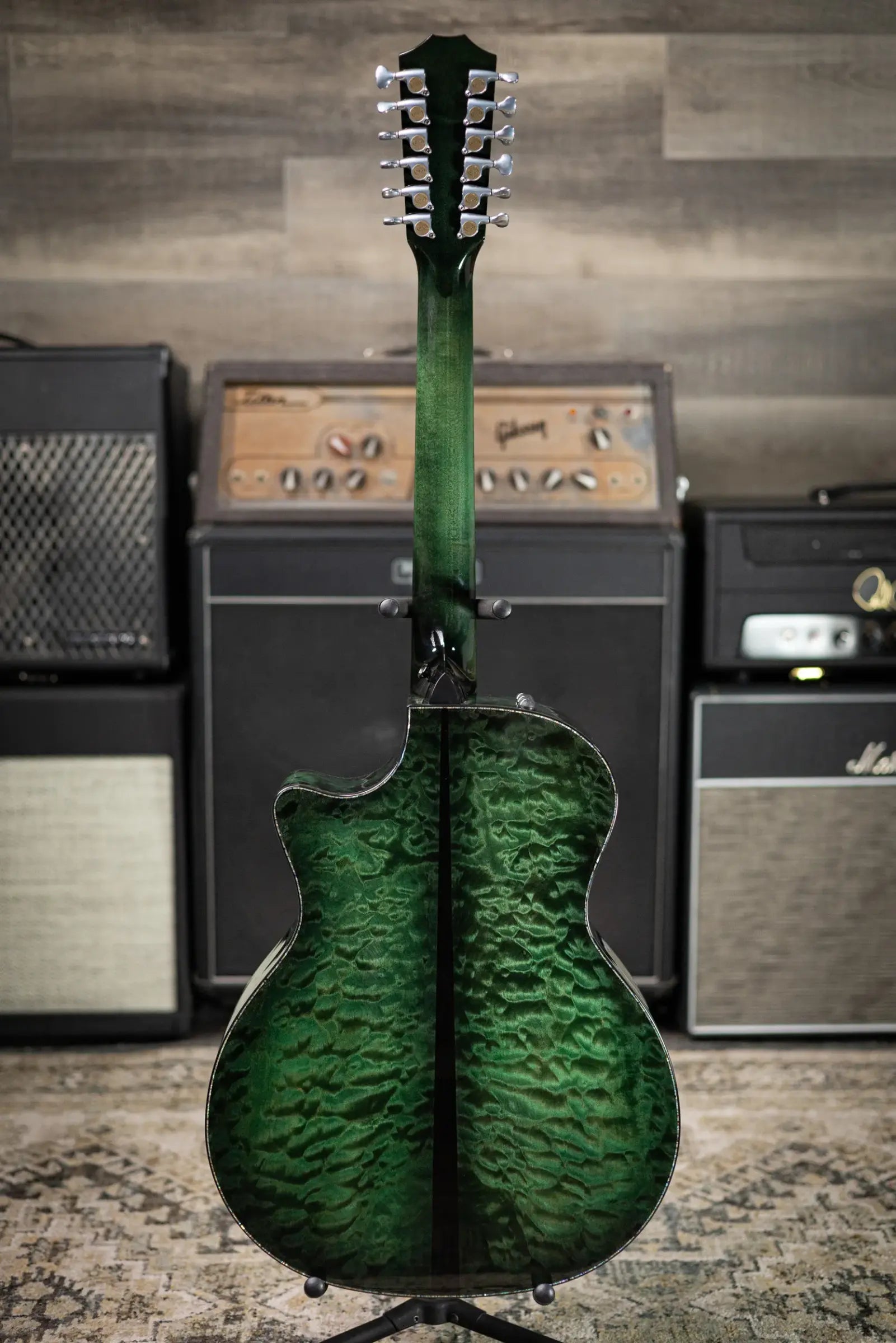Taylor Custom Shop #13083 C54ce 12-String Grand Auditorium Acoustic/Electric Guitar - Quilted Maple/Adirondack with Hardshell Case