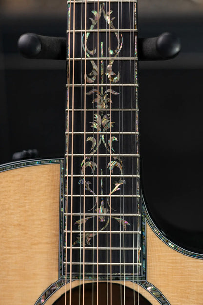 Taylor Custom Shop #13083 C54ce 12-String Grand Auditorium Acoustic/Electric Guitar - Quilted Maple/Adirondack with Hardshell Case