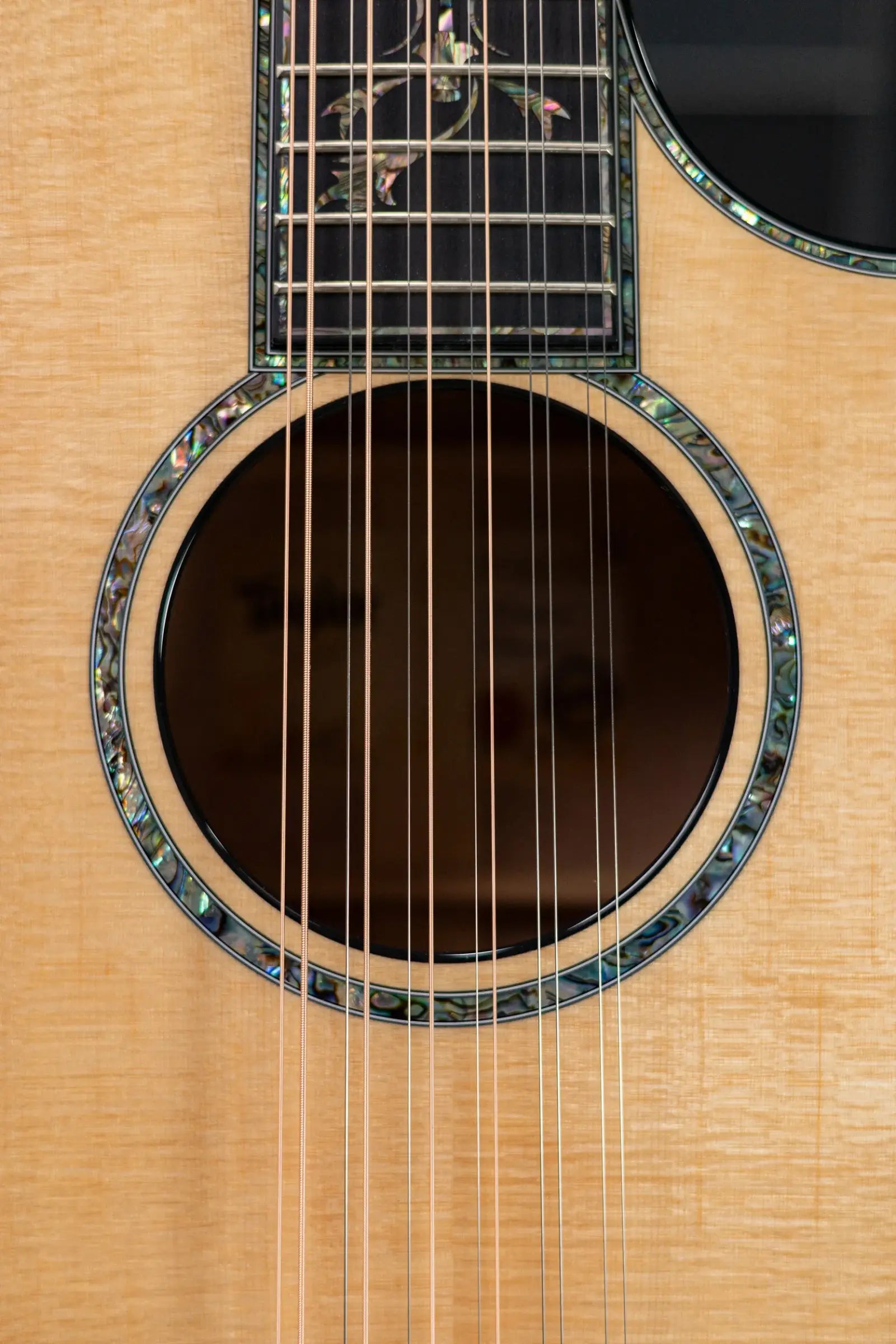 Taylor Custom Shop #13083 C54ce 12-String Grand Auditorium Acoustic/Electric Guitar - Quilted Maple/Adirondack with Hardshell Case