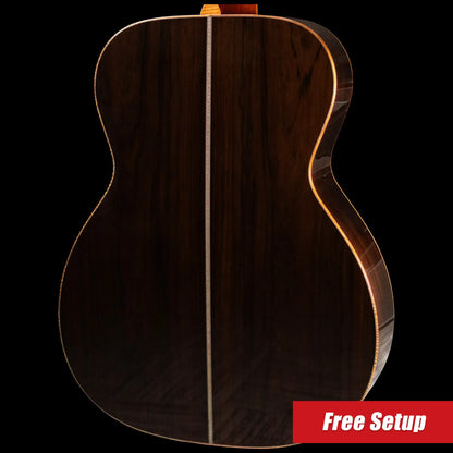 Santa Cruz Guitar Company OM Acoustic Guitar - Moon Spruce/Brazilian Rosewood with Hardshell Case
