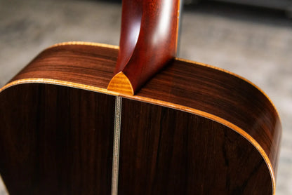 Santa Cruz Guitar Company OM Acoustic Guitar - Moon Spruce/Brazilian Rosewood with Hardshell Case