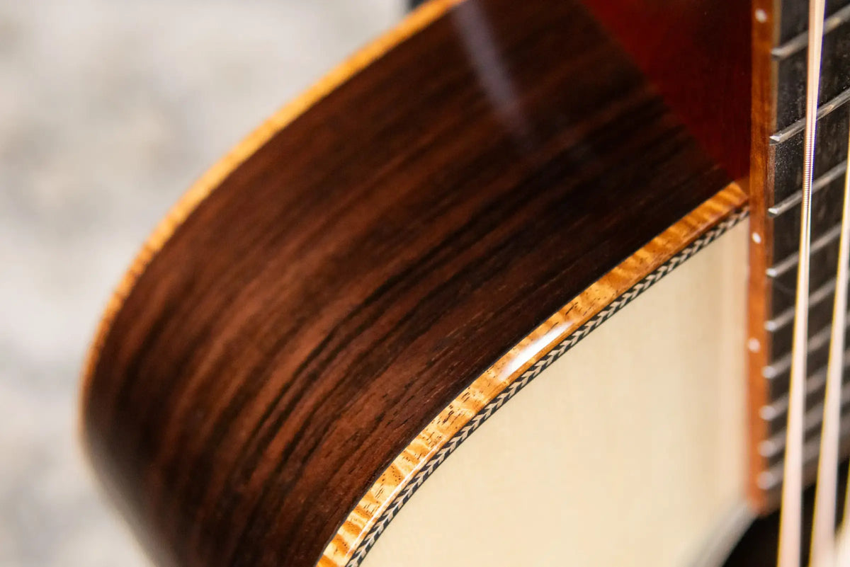 Santa Cruz Guitar Company OM Acoustic Guitar - Moon Spruce/Brazilian Rosewood with Hardshell Case
